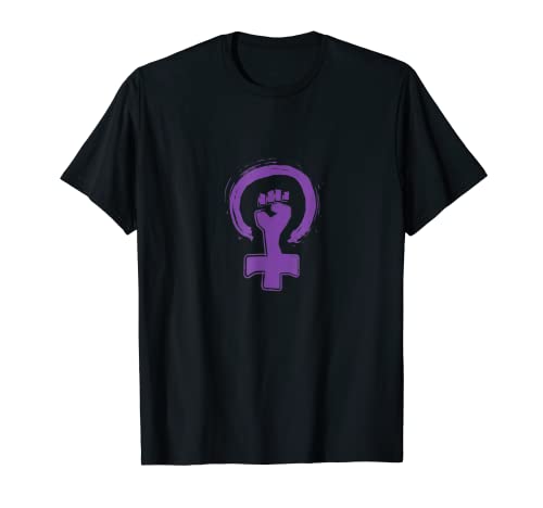 Símbolo Feminista color morado Camiseta
