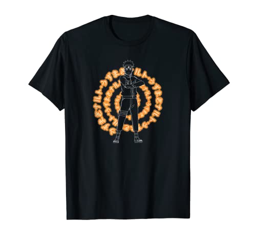 Naruto Shippuden Espiral Kanji Camiseta
