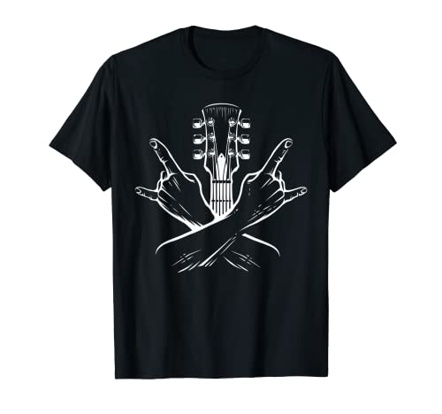 Guitarra eléctrica Heavy Metal Punk Rock Band Camiseta