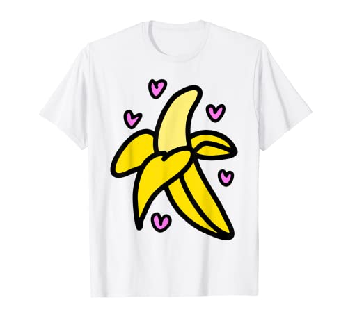 Amo los plátanos grandes con todo mi corazón. Camiseta