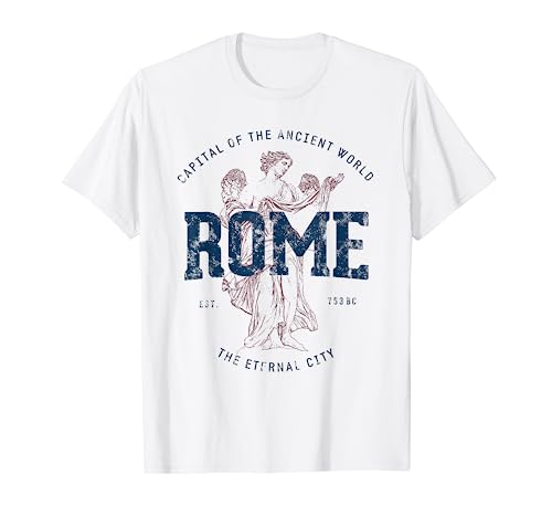 Italia Recuerdo de vacaciones Vintage Roma Camiseta