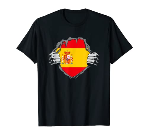 Camisa con la bandera de España Orgulloso de ser español Camiseta