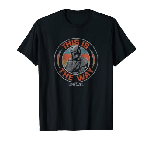 Star Wars: The Mandalorian Mandalorian This Is The Way Camiseta