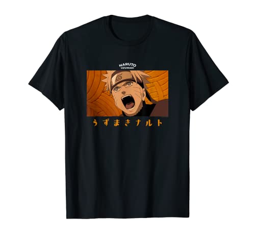 Naruto Shippuden Gritando Imagen Camiseta