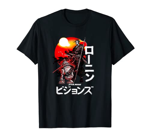 Star Wars Visions Samurai Poster Camiseta