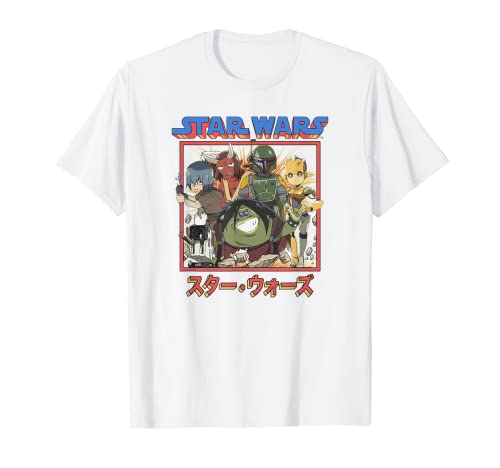 Star Wars Visions Anime Group Poster Camiseta