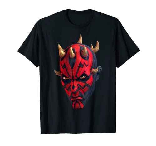 Star Wars: The Clone Wars Darth Maul Big Face Camiseta