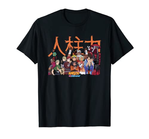 Naruto Shippuden Grupo Jinchuuriki Camiseta