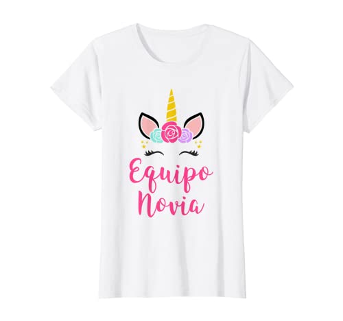 Mujer Unicornio Equipo Novia Camiseta