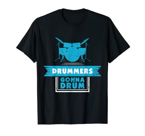 Baterista Músico Rock - Música Bombo Platillo Batería Camiseta