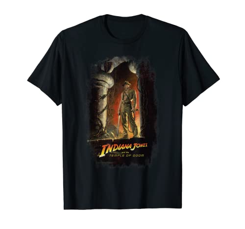 Lucasfilm Indiana Jones and the Temple of Doom Poster Art Camiseta