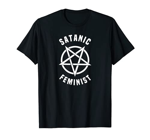 Camisa feminista satánica | Camiseta goth Punk Rock Emo Metal Music Camiseta