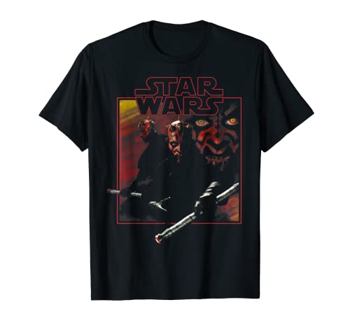 Star Wars Darth Maul Classic Movie Square Portrait Camiseta