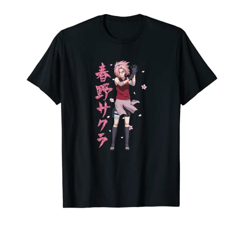 Naruto Shippuden Flores de cerezo de Sakura Camiseta