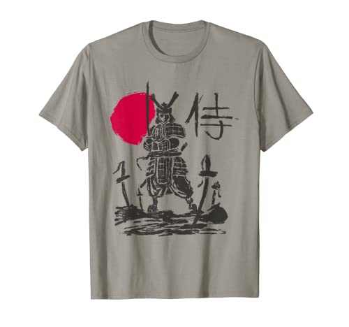 Samurai Guerrero Japonés Kanji Japón Camiseta