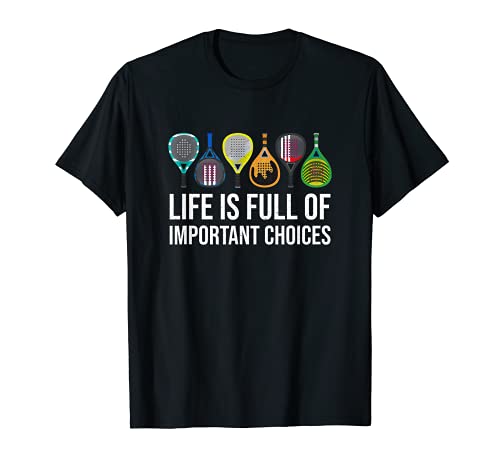 Padel Man Paddle Tennis Regalo Divertido para Mujer Camiseta