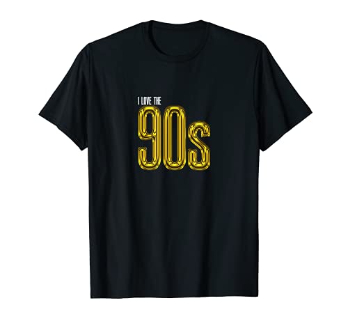 I LOVE THE 90s Vintage Retro Camiseta