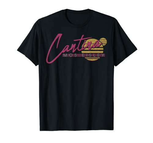 Star Wars Mos Eisley Cantina Retro Sunset Logo Camiseta