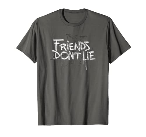 Stranger Things 4 Demobat Fly Friends Don't Lie Camiseta