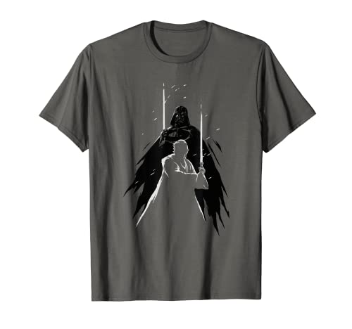 Star Wars: Obi-Wan Kenobi Dual Silhouette Vader And Kenobi Camiseta