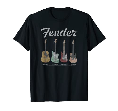Fender Vintage Guitar Lineup Camiseta