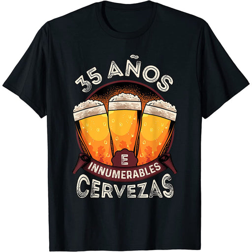Camiseta 35 Años e Innumerables Cervezas