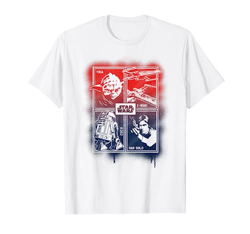 Star Wars Spray Collage Camiseta