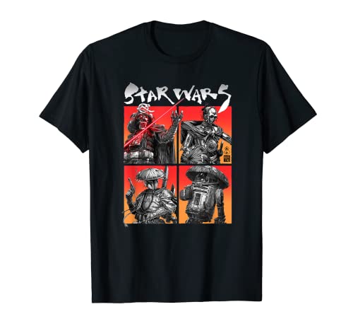 Star Wars Visions Warrior Box Up Camiseta
