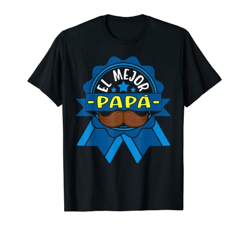 El Mejor Papá Medalla Premio Día Del Padre Abuelo Hombre Camiseta