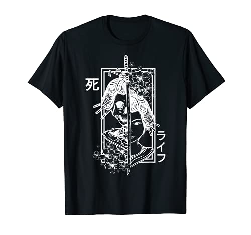 Máscaras de anime de Japón Jing Yang Style Samurai Oni Camiseta