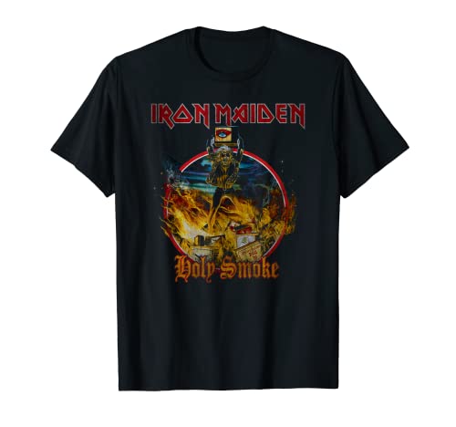 Iron Maiden - Holy Smoke Circle Camiseta