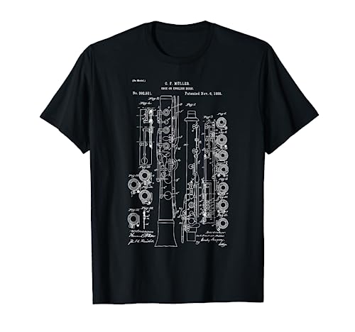 Patente de instrumento de oboe Banda Camiseta