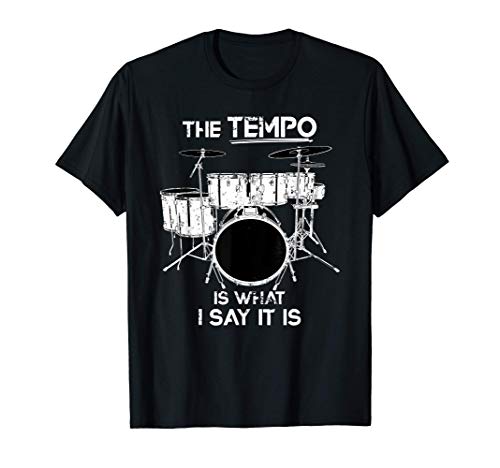 Batería Instrumento Baquetas Baterista Rockero Drummer Camiseta