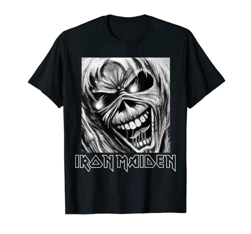 Iron Maiden - Boxed Face Eddie Number of the Beast Camiseta