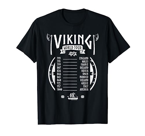 Viking World Tour - Regalo de norman y vikingo Camiseta