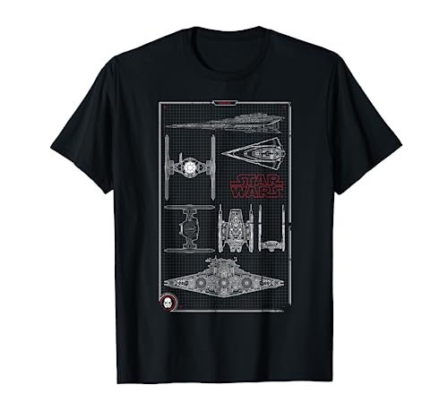 Star Wars Imperial Schematics White Camiseta