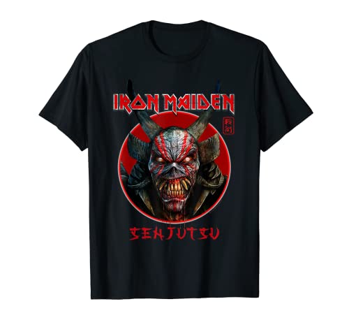 Iron Maiden - Círculo de cara de Eddie Senjutsu Camiseta