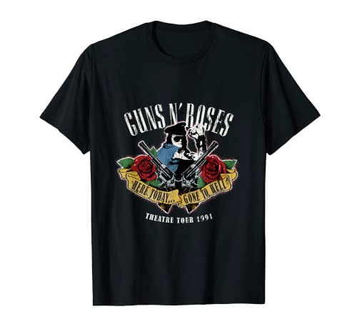 El oficial de Guns N' Roses está aquí hoy, se fue al infierno Camiseta