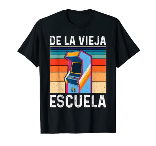 Máquina Arcade Nostalgia Retro 80s Gamer De La Vieja Escuela Camiseta