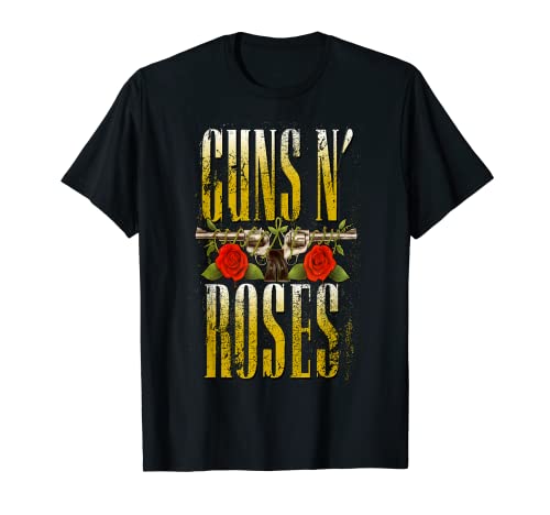 Guns N' Roses Oficial Big Guns Camiseta