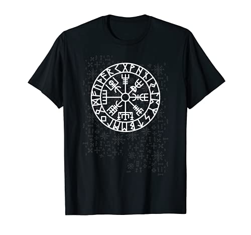 Símbolos mágicos de Islandia - Vegvísir Brújula vikinga Camiseta