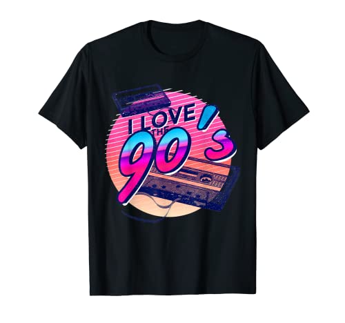 Love The 90s - Cinta de casete retro de los años 90 Camiseta