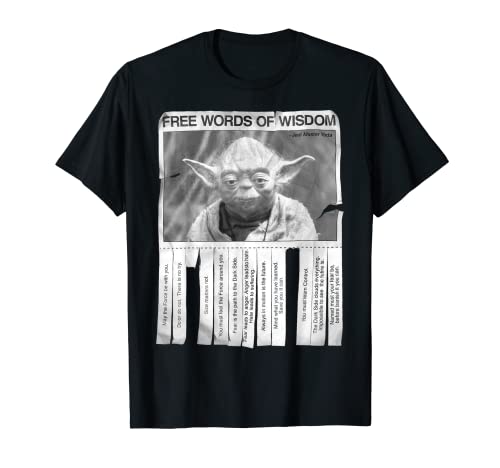 Star Wars Yoda Free Words Of Wisdom Flyer Camiseta