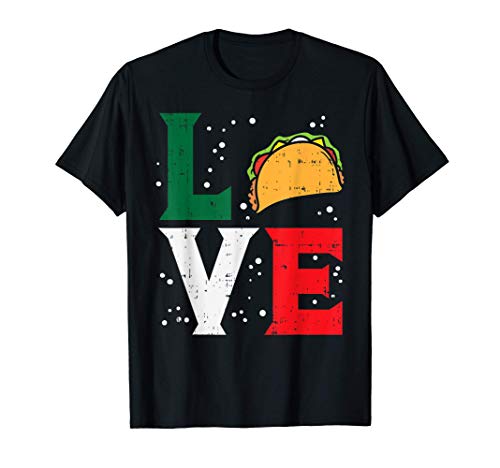 Love Tacos Mexico Colors Cinco De Mayo Fiesta Mexican Women Camiseta