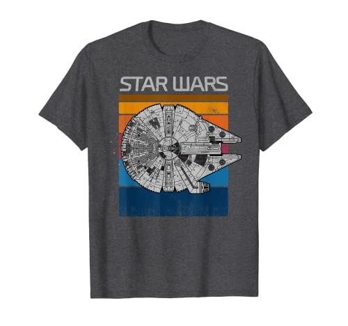 Star Wars Vintage Falcon Profile Camiseta