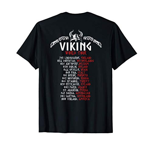 Viking World Tour - Hacha vikinga Hatchet - Viking Raid Camiseta