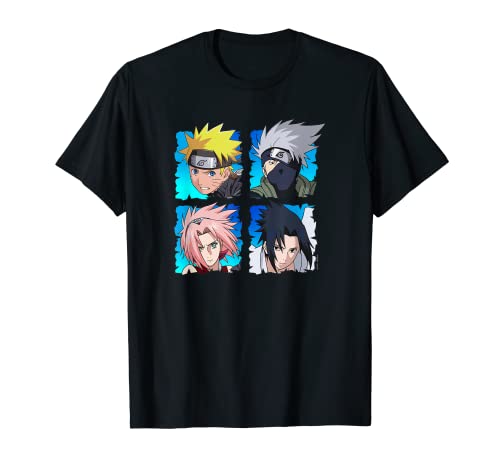 Naruto Shippuden 4 cabezas Camiseta