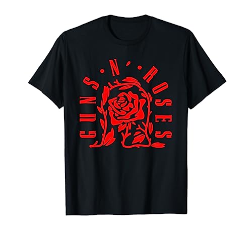 Gráfico oficial de Guns N' Roses Rose Camiseta