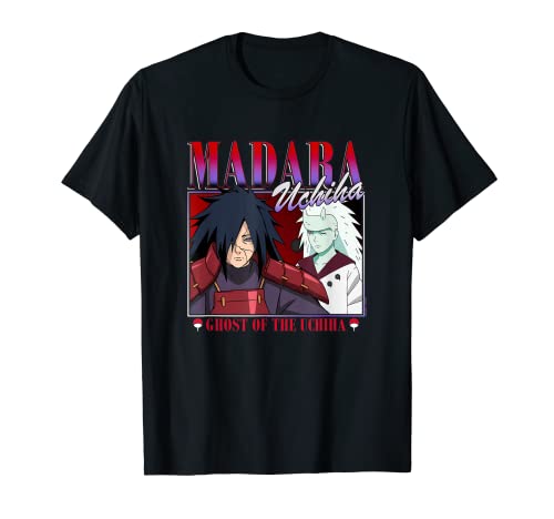 Naruto Shippuden Madara Uchiha 90's Editar Camiseta