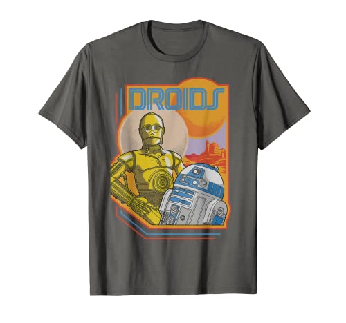 Star Wars Droids C-3PO and R2-D2 Camiseta